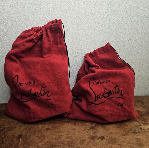 Christian Louboutin Size 37.5 EU 7.5B US Black Nappa French Tutu 100MM Booties - Picture 10 of 10